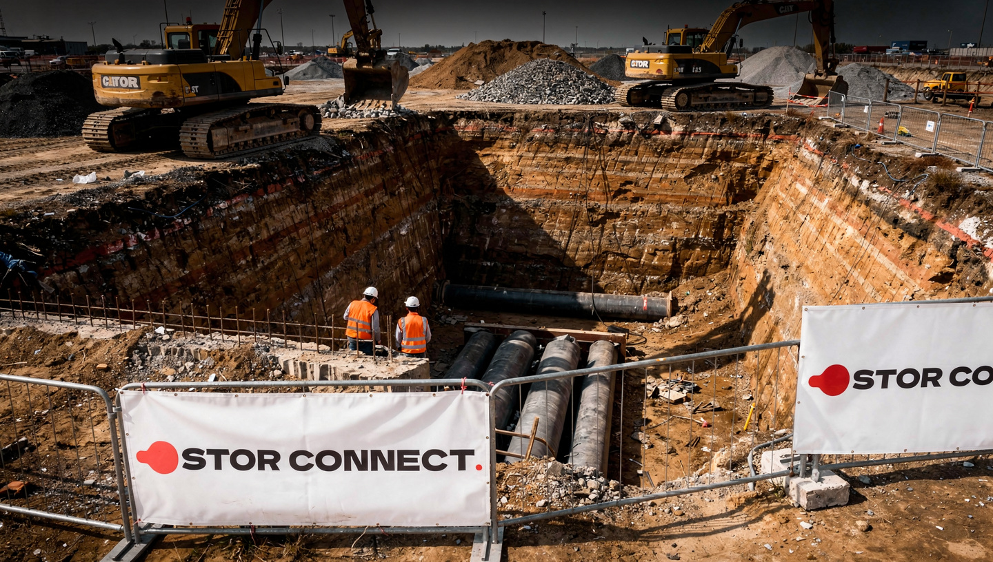 Tiefbau Arbeiten STOR Connect