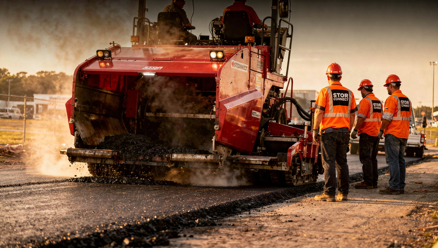 Asphaltierung STOR Connect