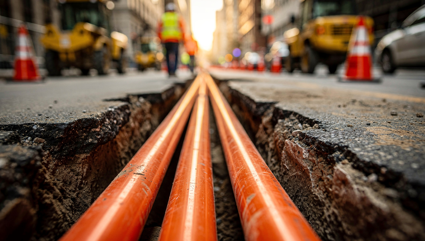 Glasfaserverlegung STOR Connect