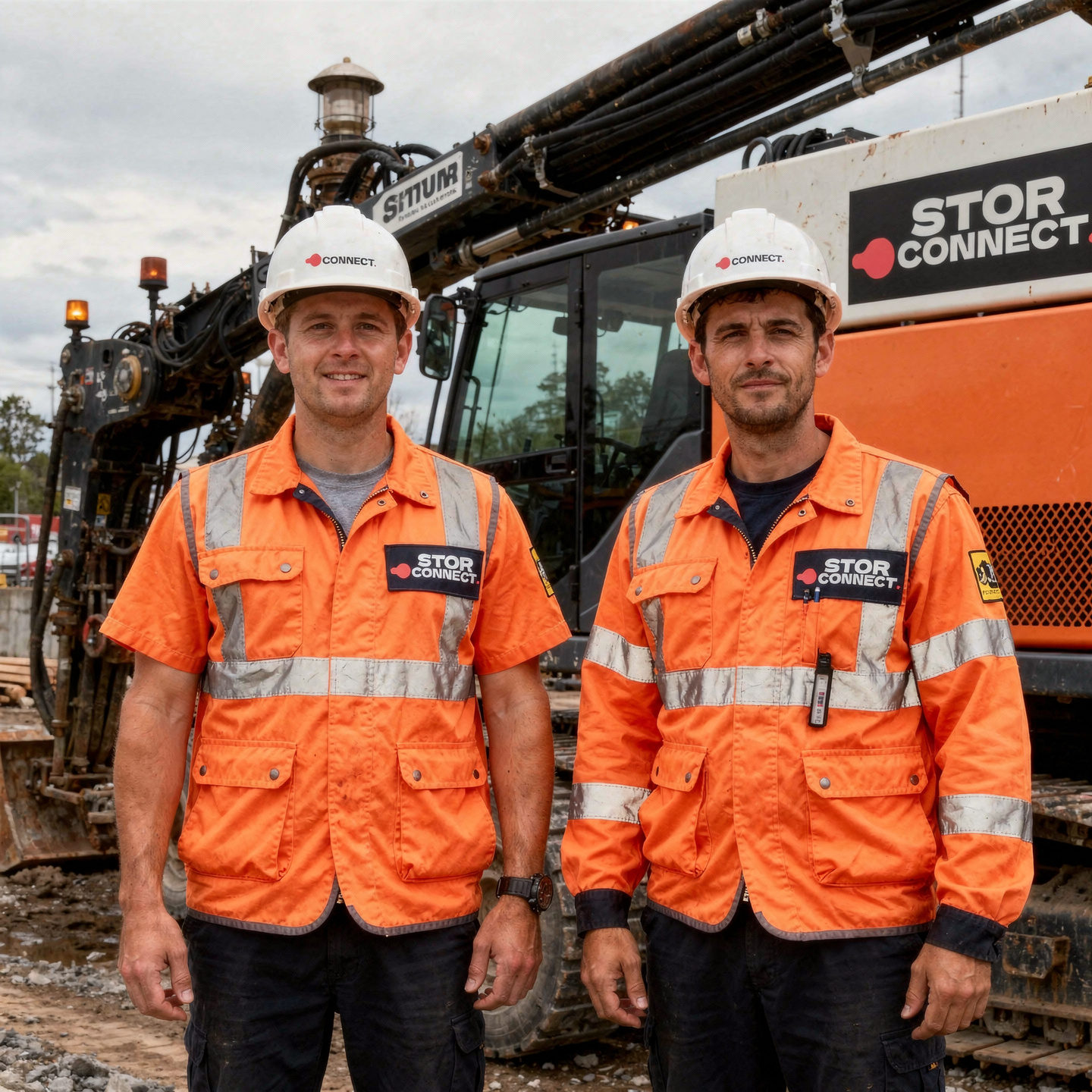 Spülbohrungen und Glasfaser